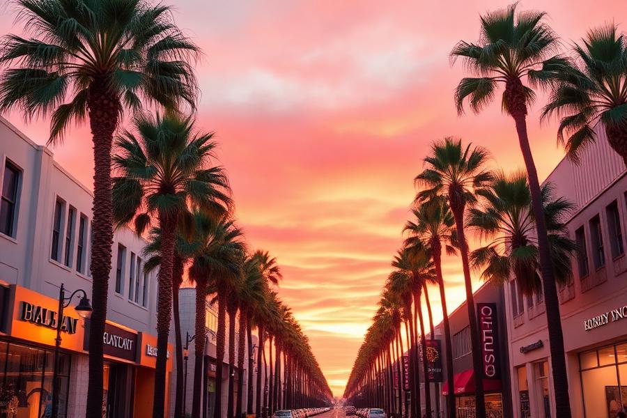 Beverly Hills cityscape