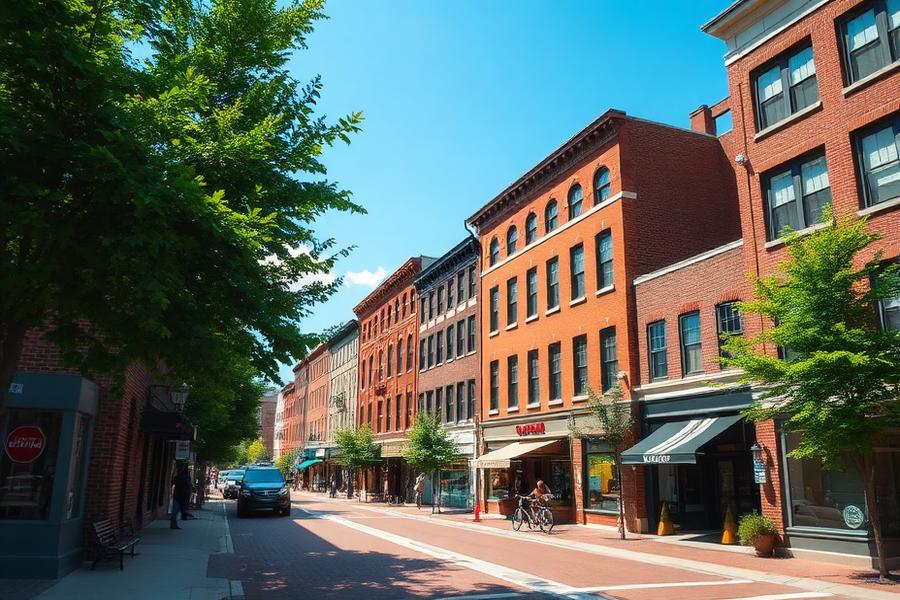 West Hartford cityscape
